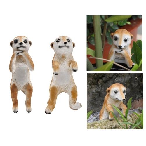 Erdmännchen gartentier statue - erdmännchen,
