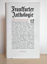 Buch frankfurter anthologie - frankfurter,