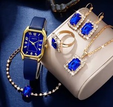 Schmuckset: Armbanduhr