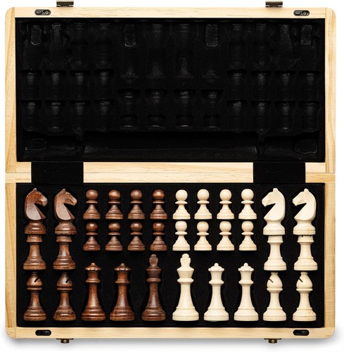 Schachspiel cm holz - a,