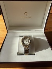 Aigner Damen Uhr Salerno Silber-Gold