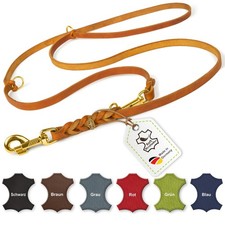 Hundeleine Leder 2,80m kleine