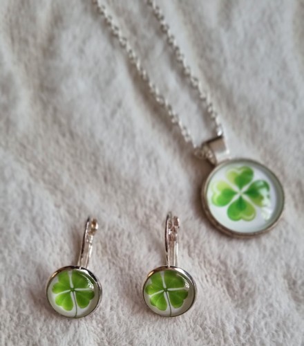 Schmuckset kleeblatt glück - schmuckset,