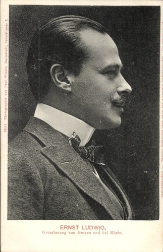 Ernst ludwig großherzog - ak,