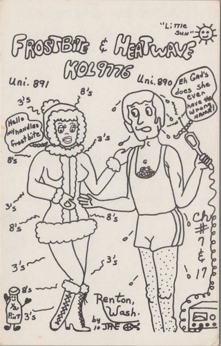 Vintage radio qsl - cb,