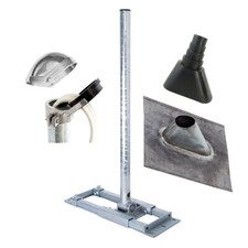 Dachsparrenhalter 130cm Mast SAT Antenne Sparrenhalter Dach Halter Montage Set