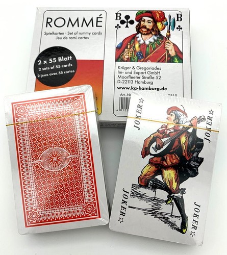 Rommé spielkarten 55 - 2,