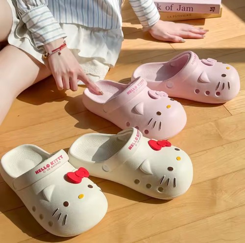 Hello kitty plateau clogs - hello,