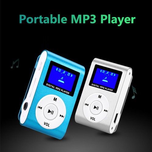 Mini mp3 player - mini-mp3-player, metallclip