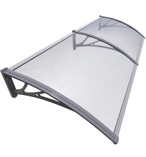 VOUNOT 200x80cm Haustürvordach Veranda Außenmarkise, Terrasse Regenschutz Neu