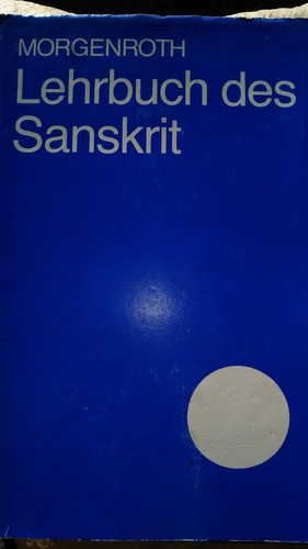 Lehrbuch des sanskrit - lehrbuch,