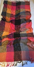 Pashmina Schal* bunt Paisley * Tuch Halstuch * Bunt * Stola groß  190x70cm