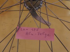 24x1,75 Laufrad mit Stahl Felge + Sachs 3 Gang, Rücktritnabe -36 Loch