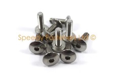 10x Ducati Motorrad Verkleidungsschrauben M6 x 20mm Edelstahl Pan Pilzkopf
