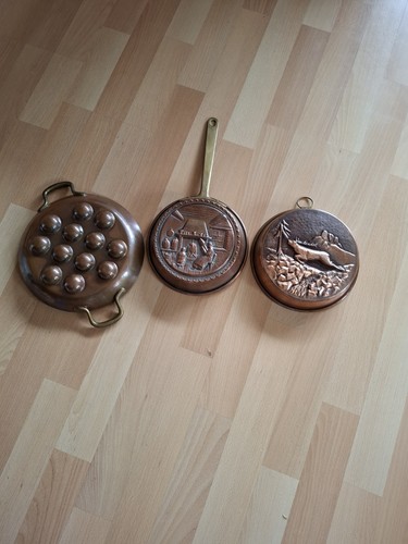 3xeierpfanne kupfer form - 3xeierpfanne,