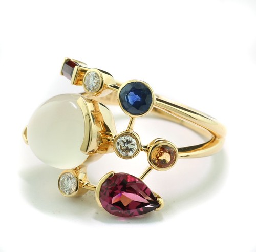 Saphir brillant ring - brillant,