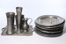 7,8 kg Kilogramm Zinn Zinnschrott Zinnkrüge Zinnbecher Zinnkanne Zinnteller usw.