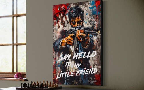 Scarface leinwandbild - scarface, al