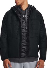 Under Armour Storm Session Hybrid Herren Jacke schwarz Kapuze Outdoor Walking Mantel