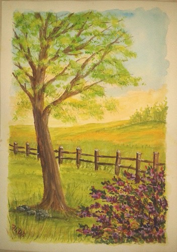 Original gemälde aquarell - original,