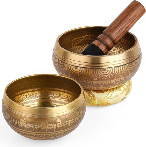 Tibetisches klangschalen set - tibetisches, klangschalen-set