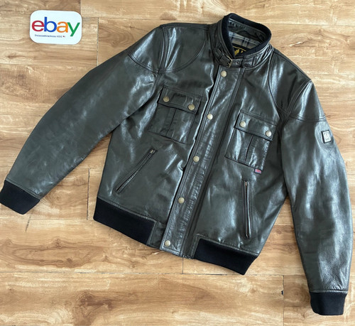 Belstaff let bomber - belstaff, leather