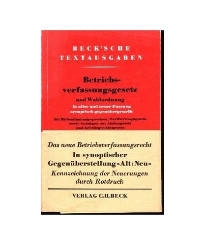 Betriebsverfassungsgesetz und