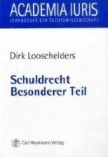 Schuldrecht besonderer teil - besonderer,