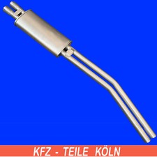 Mercedes SLC Coupe (R107 / W107) 280 SLC 350 SLC 450 SLC Mittelschalldämpfer