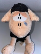 Diddl Freund Wollywell Schaf schwarz sad Träne Stofftier Depeche Vintage 90er