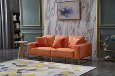 Dreisitzer Couch Polster Leder