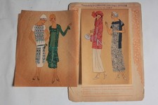 Fashion stencil print, dress