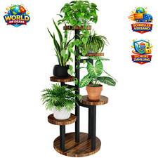 Blumenständer Holz 5 Etagen