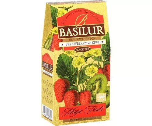 Basilur erdbeere und - erdbeere, kiwi