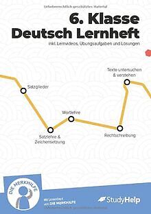 Klasse deutsch lernheft - 6.,