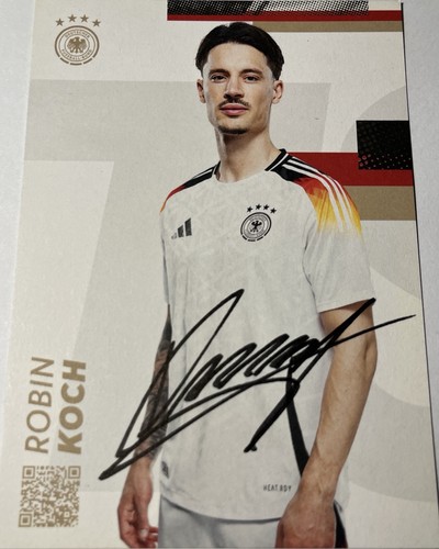 Robin koch autogrammkarte - robin,
