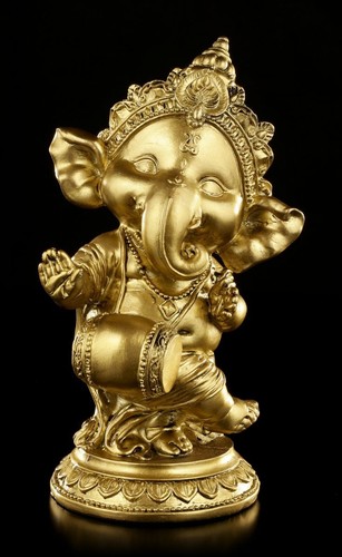 Ganesha figur mit trommel - figur,