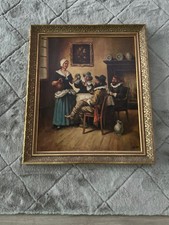 bild mit rahmen gold antik