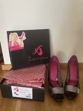 Ladystar by Daniela Katzenberger Pumps Schuhe Lack+Spitze + 1 Paar Gratis Gr. 37