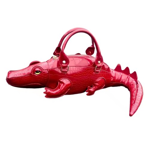 Schultertasche braun krokodil - schultertasche,