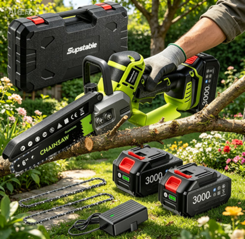 Mini akku kettensäge 6zoll - kettensäge,