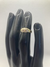333er/8 kt Gold Ring silber