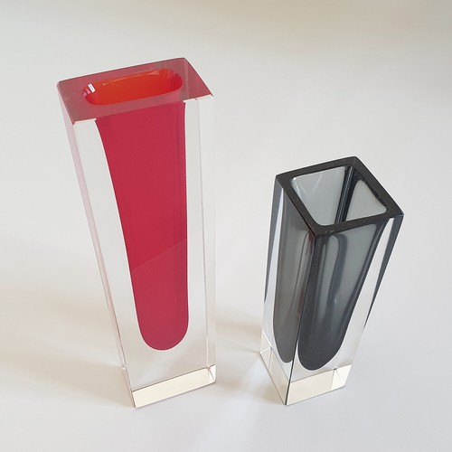 Murano sommerso glas vase - sommerso,