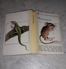 Heimtiere Taschenlexikon DDR 1982 Nachschlagewerk Tierarten Fische Vögel Hamster