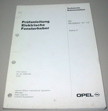 Werkstatthandbuch Opel Astra F