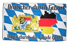 Fahne deutschland bayer - fahne,