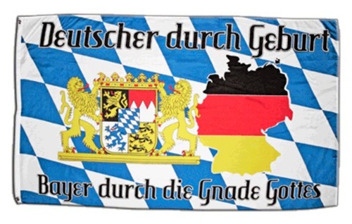 Fahne deutschland bayer durch - deutschland,