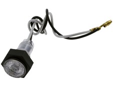 Standlicht Mini LED, Motorrad, rund, Linsen-Durchmesser 14,8 mm, 15x15x30mm Mofa