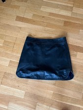 Rock Echt Leder schwarz Gr. S 36 38 Minirock