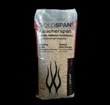 Goldspan smoke Räucherspan 15kg Rauchspäne 3,0-5,0mm B10/40 Räuchermehl räuchern